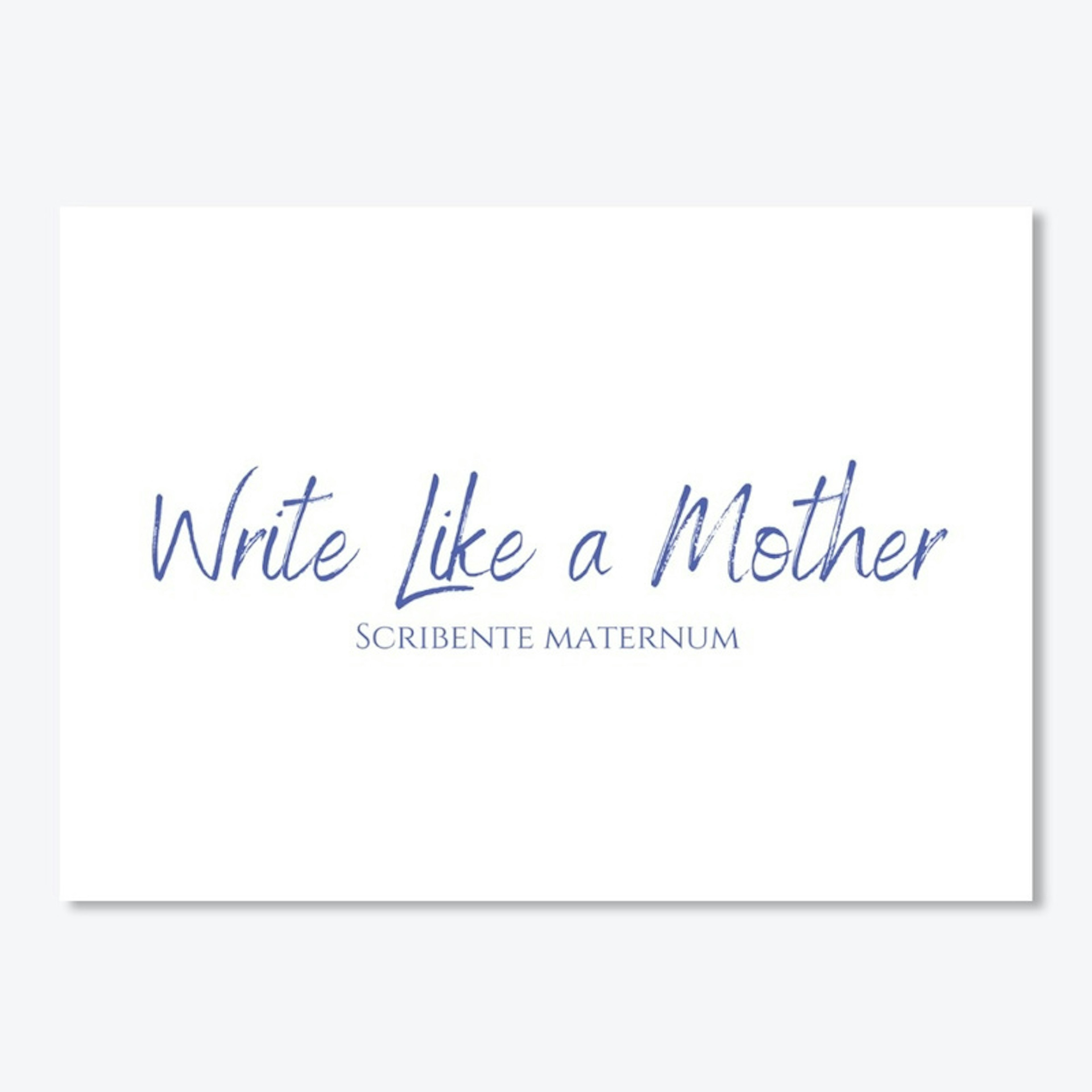 White/Purple - Write Like a Mother